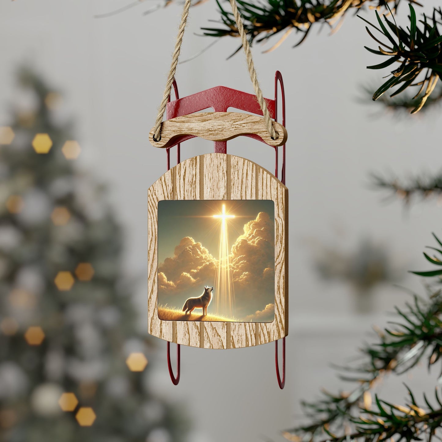 Guided By The Light- Sled Ornaments