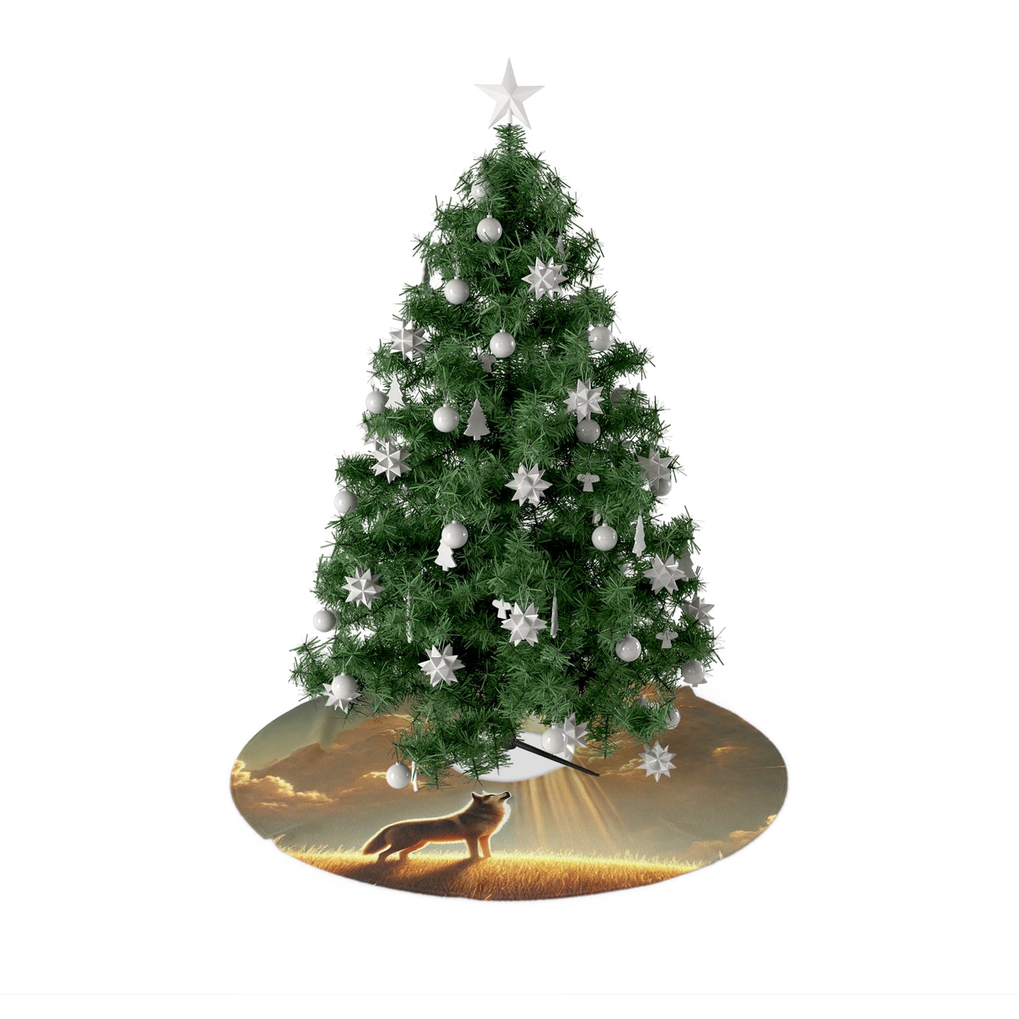 Guided By The Light- Christmas Tree Skirt