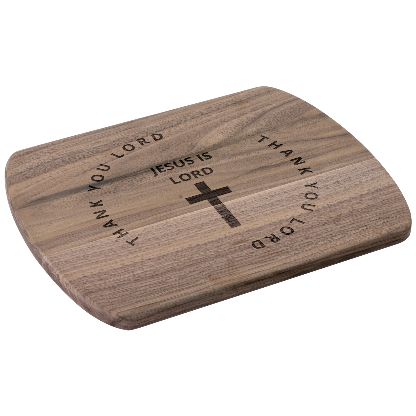 Jesus_Is_Lord-_Cutting_Board_Dark_Rounded_H_Angle_Mockup.png