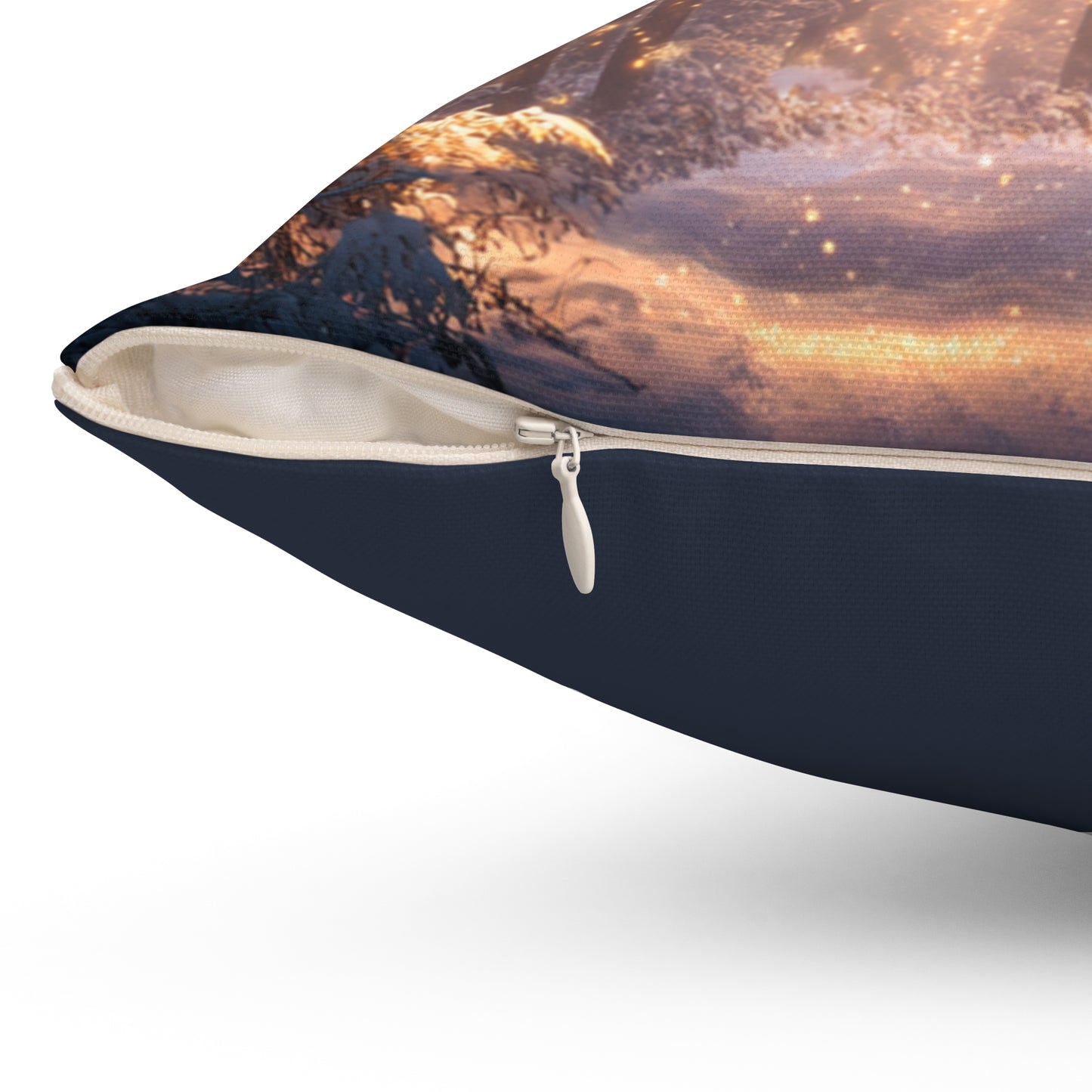 Winter Path of Faith- Throw Pillow