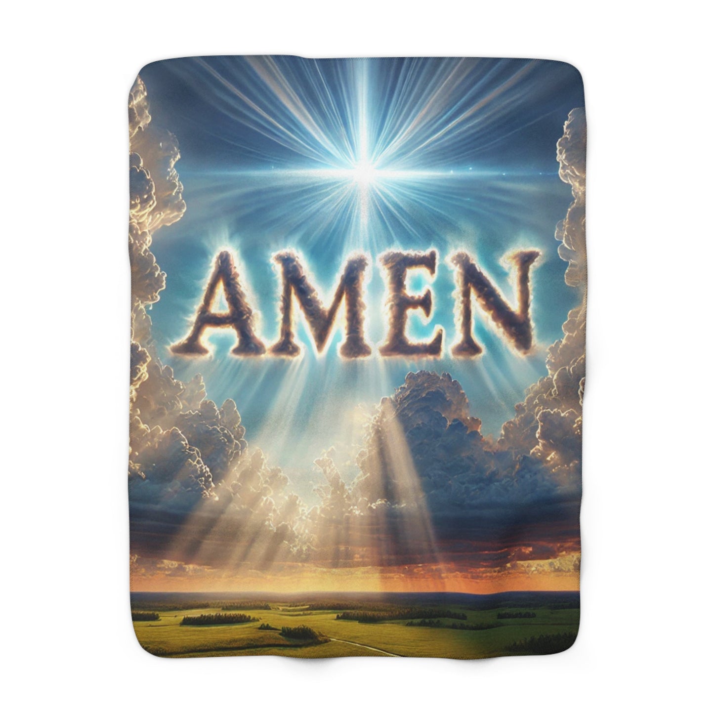 Amen- Sherpa Fleece Blanket