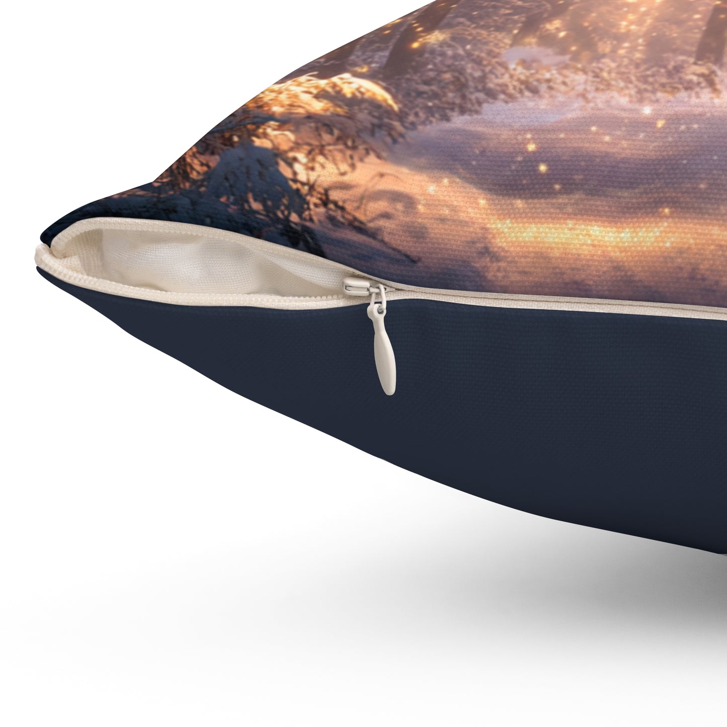 Winter Path of Faith- Throw Pillow