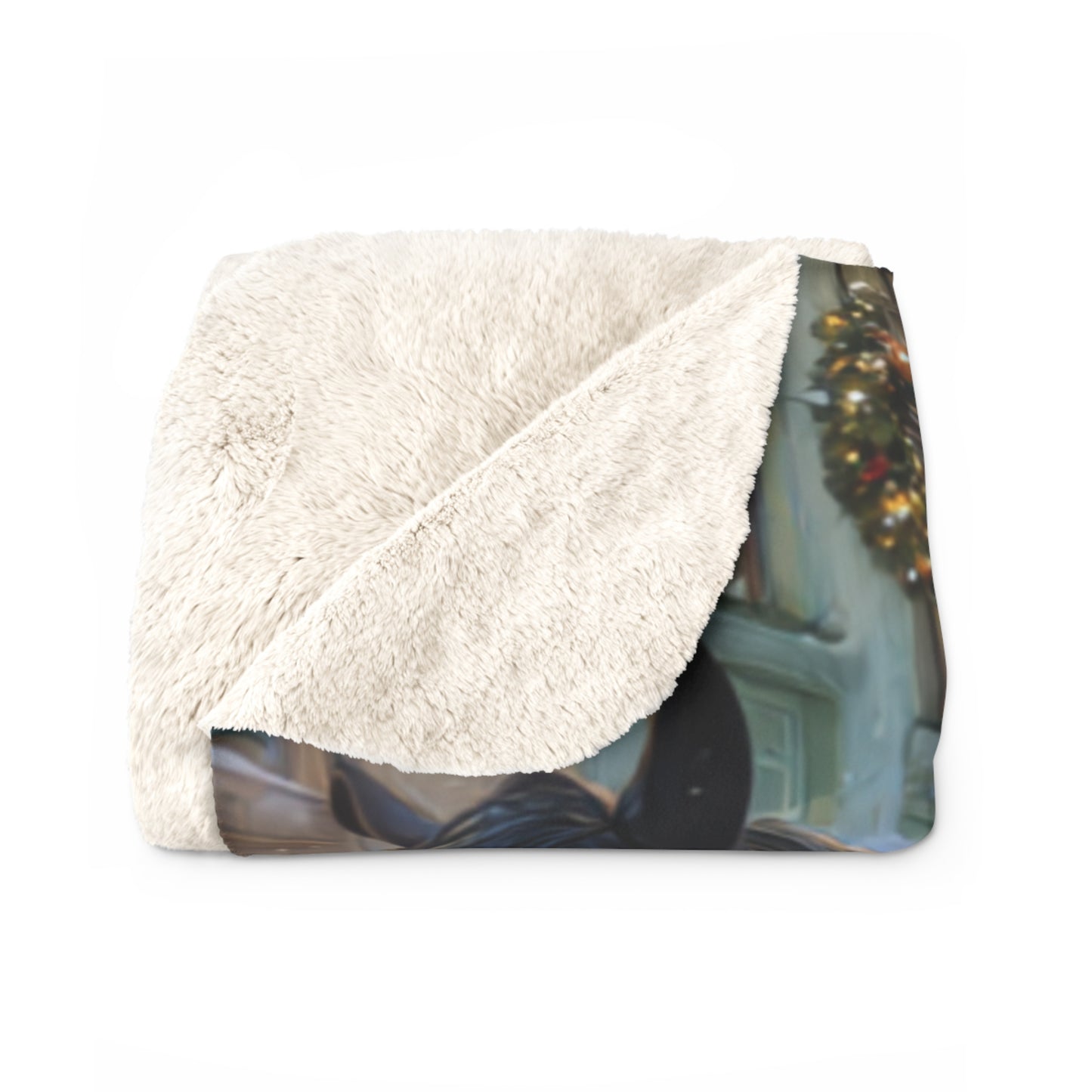 Evening Carriage Ride-Sherpa Fleece Blanket