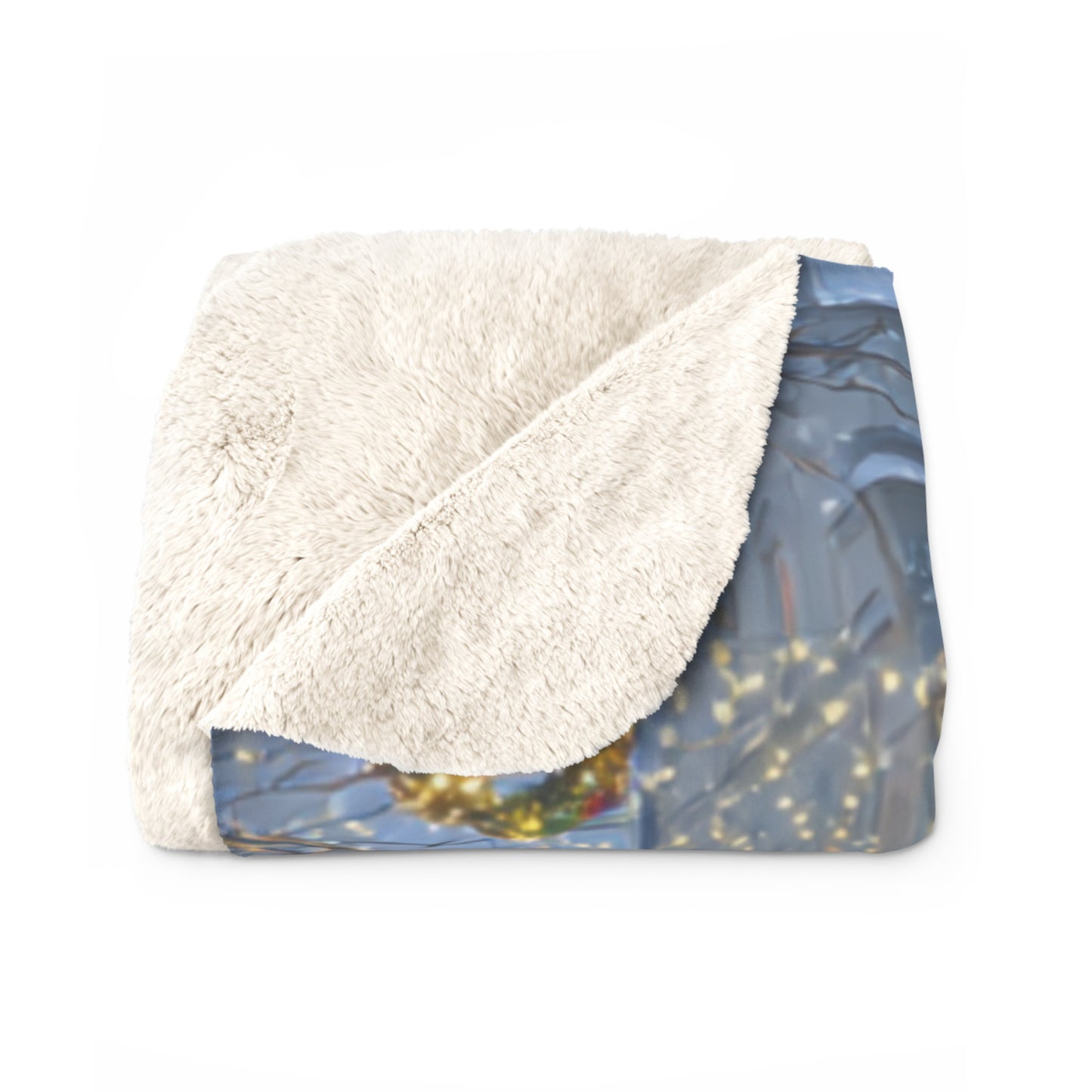 Evening Carriage Ride-Sherpa Fleece Blanket