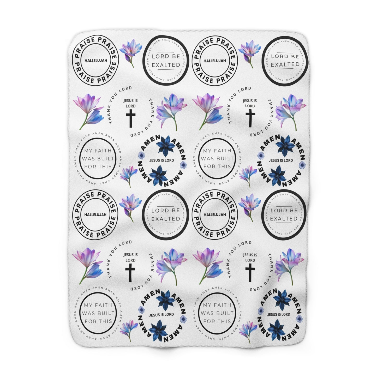 Praise Lord-Sherpa Fleece Blanket