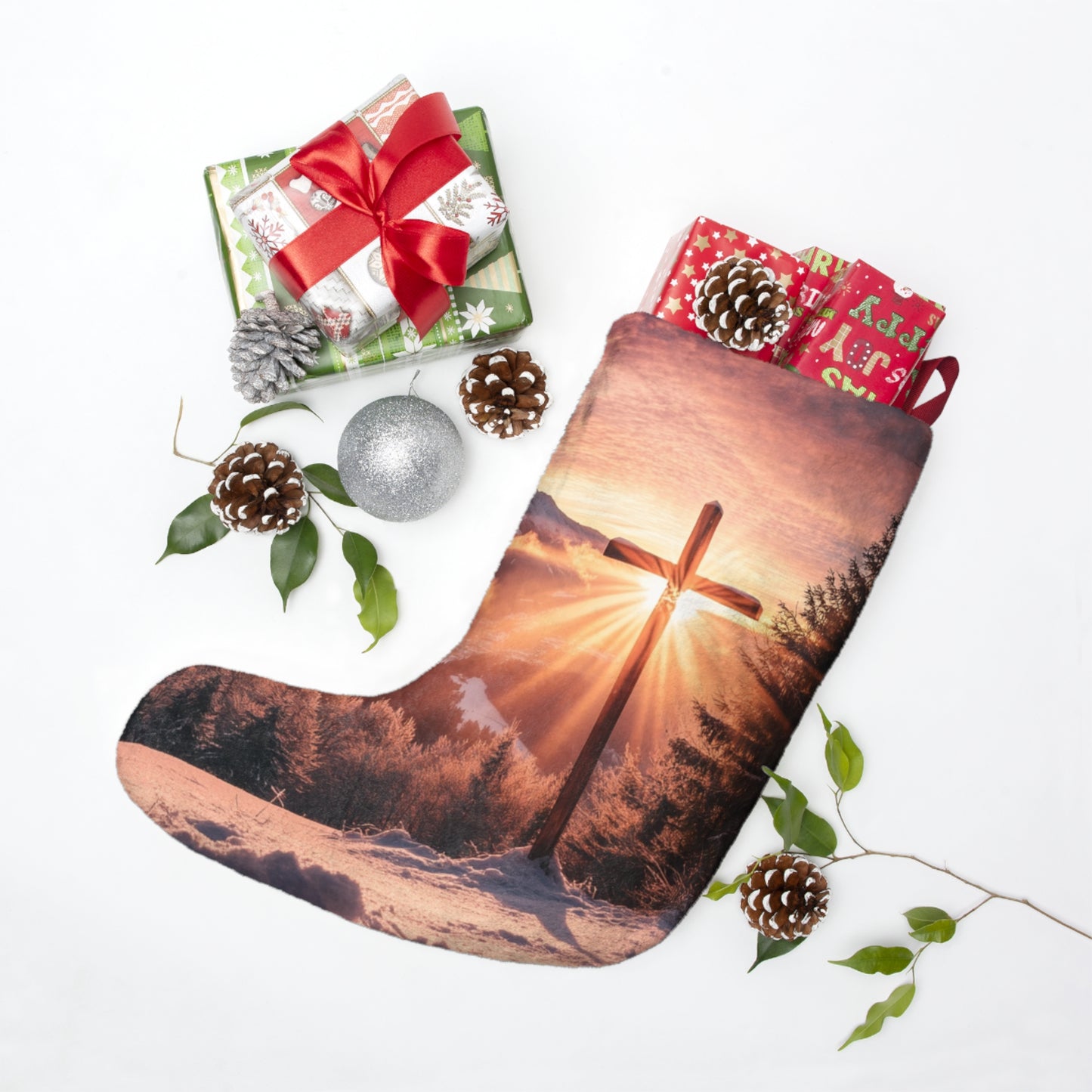 Faith Through the Storm- Christmas Stocking