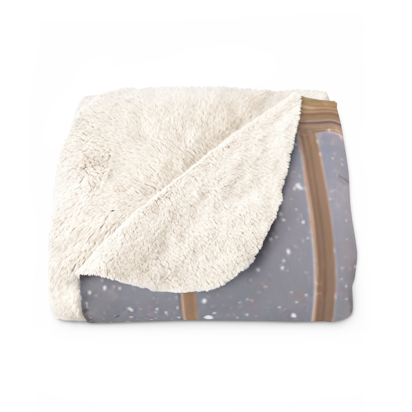 Fireside Glow- Christmas Holiday Sherpa Blanket