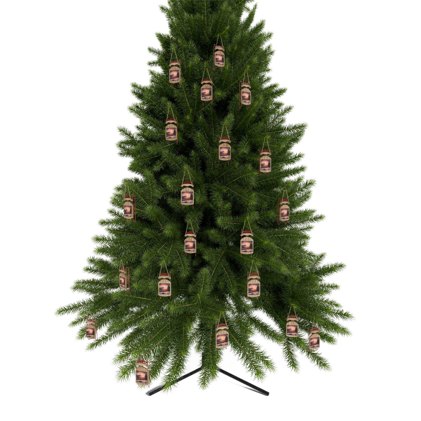 Faith Through The Storm- Sled Ornaments