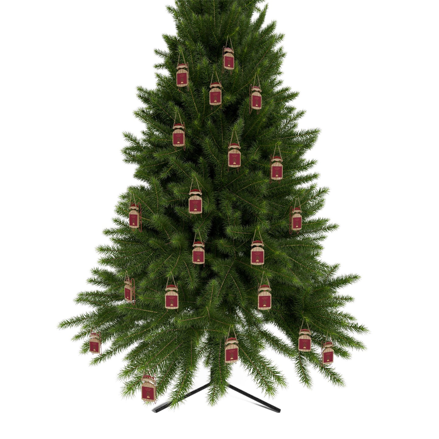 All For Your Glory- Sled Ornaments