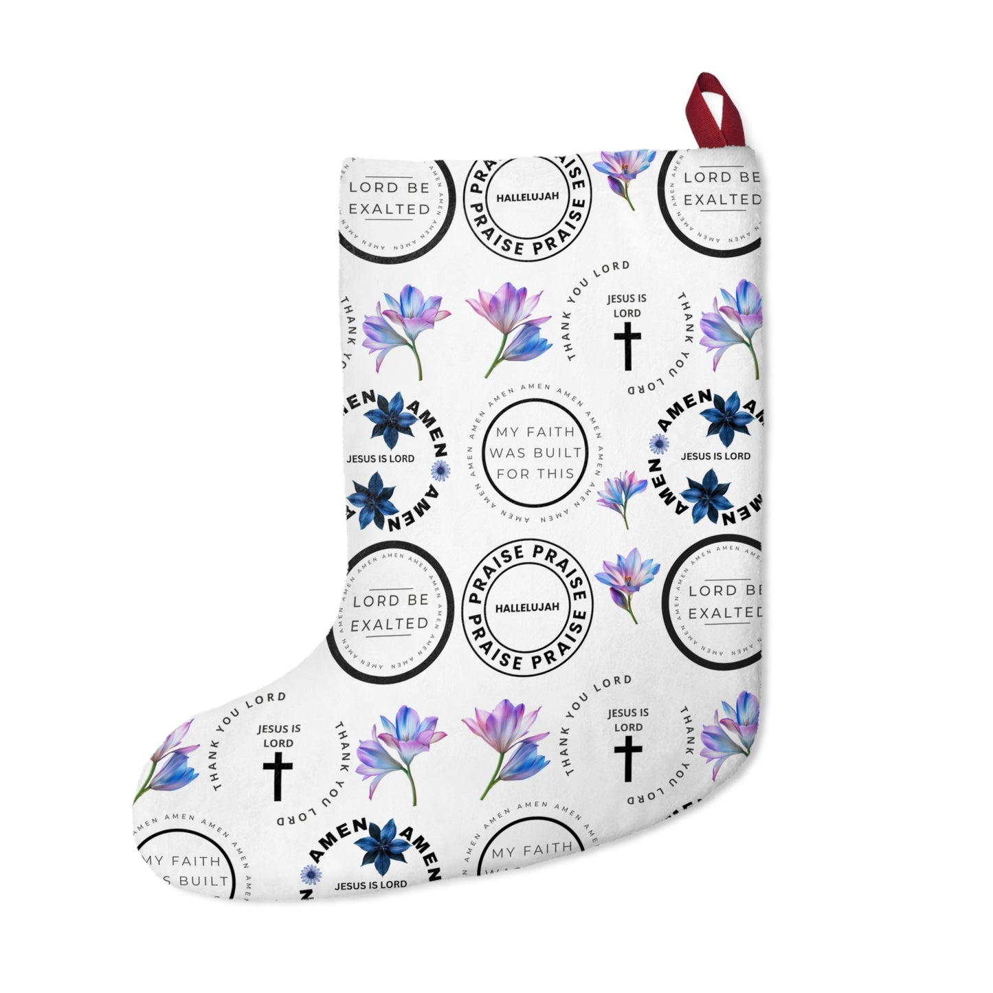 Praise Lord- Christmas Stocking