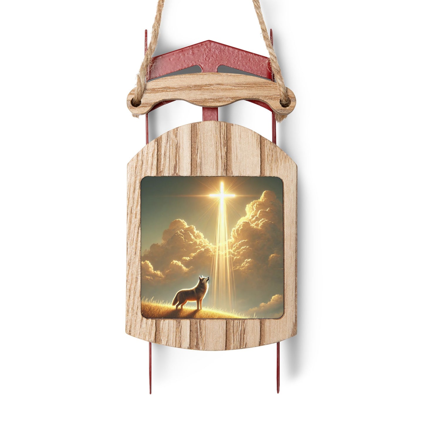 Guided By The Light- Sled Ornaments