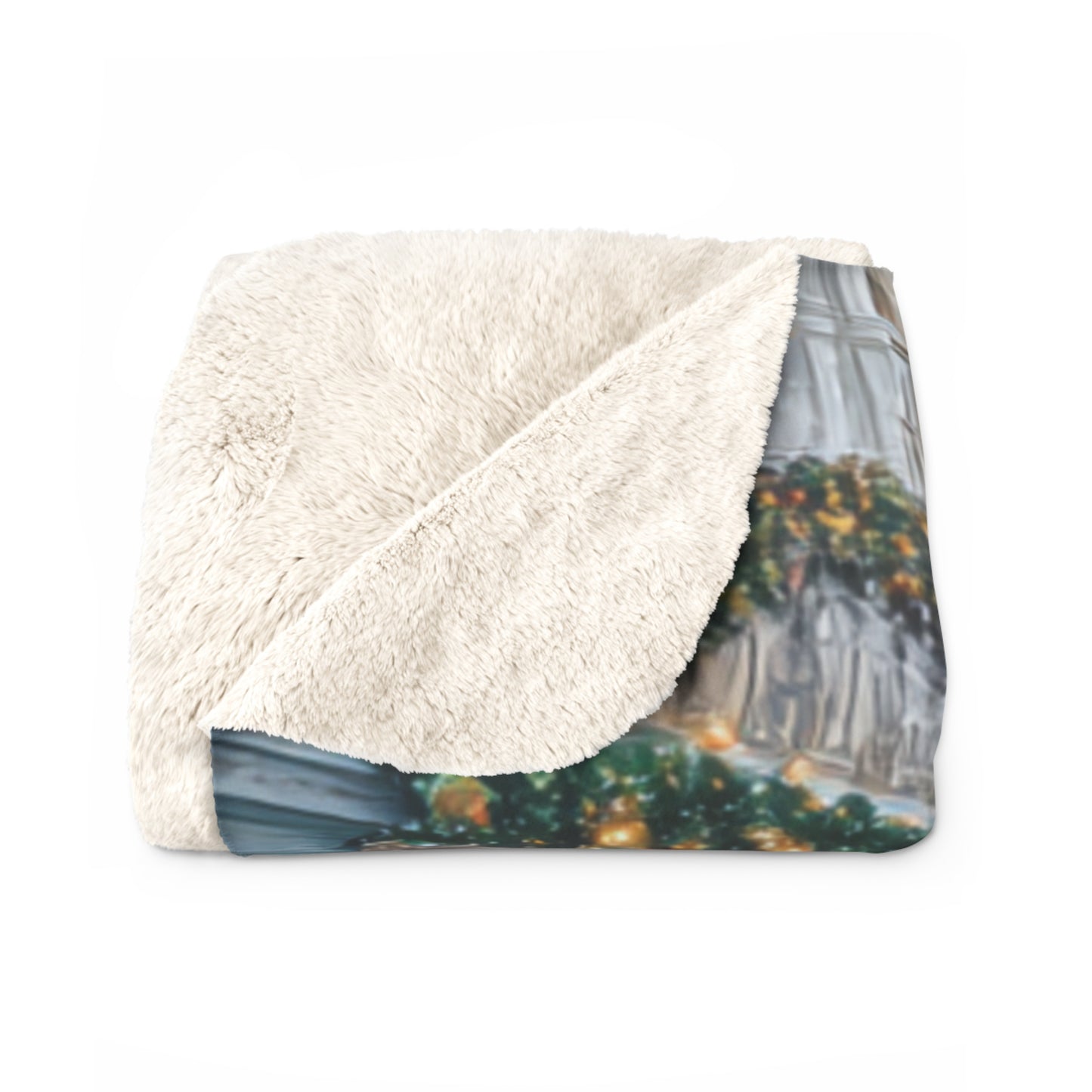 Golden Grace Carriage Ride- Sherpa Fleece Blanket