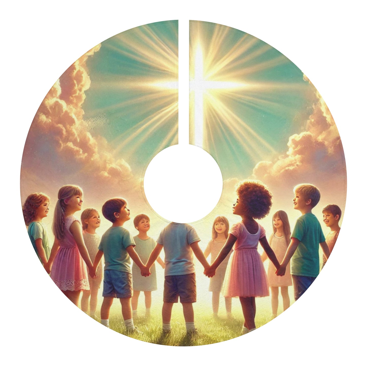 Heavenly Growth- Christmas Tree Skirt