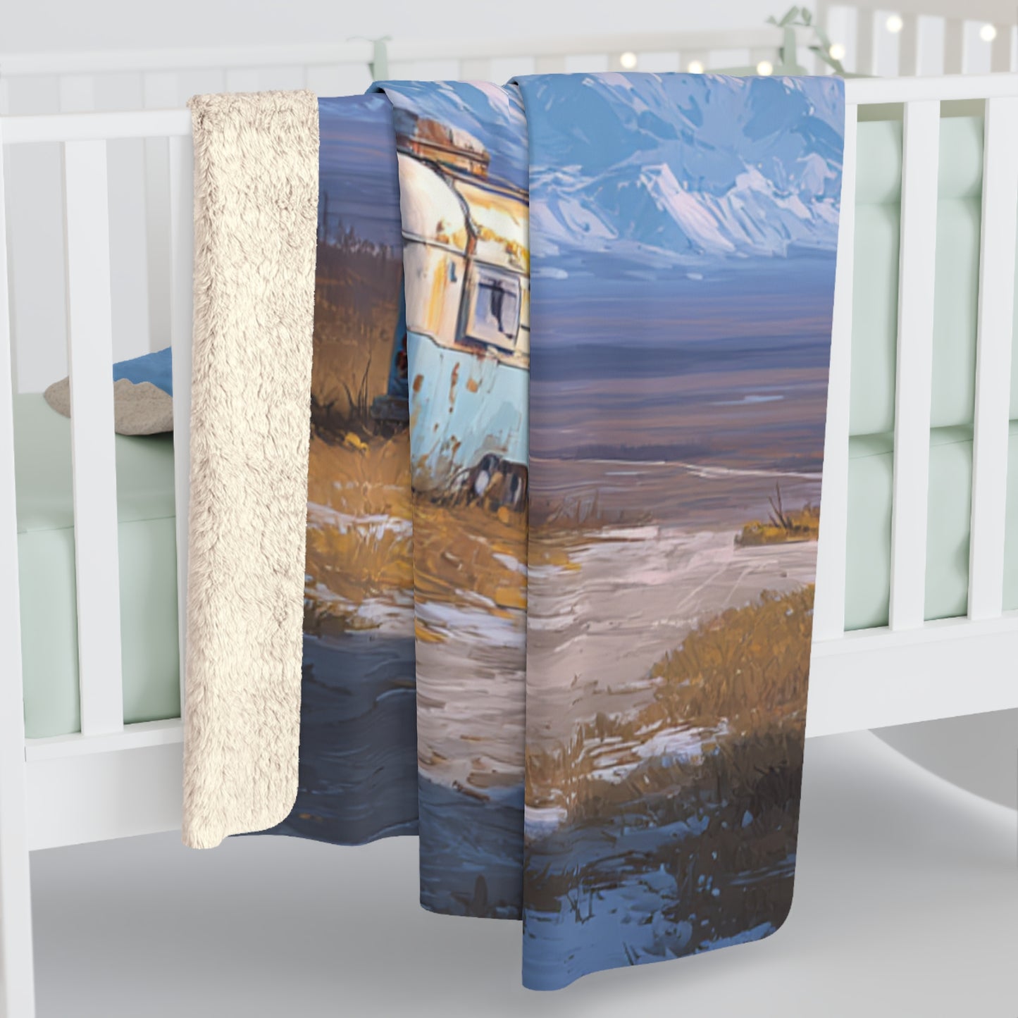 Alaskan Haven Camper Van – Alaska Sherpa Fleece Blanket