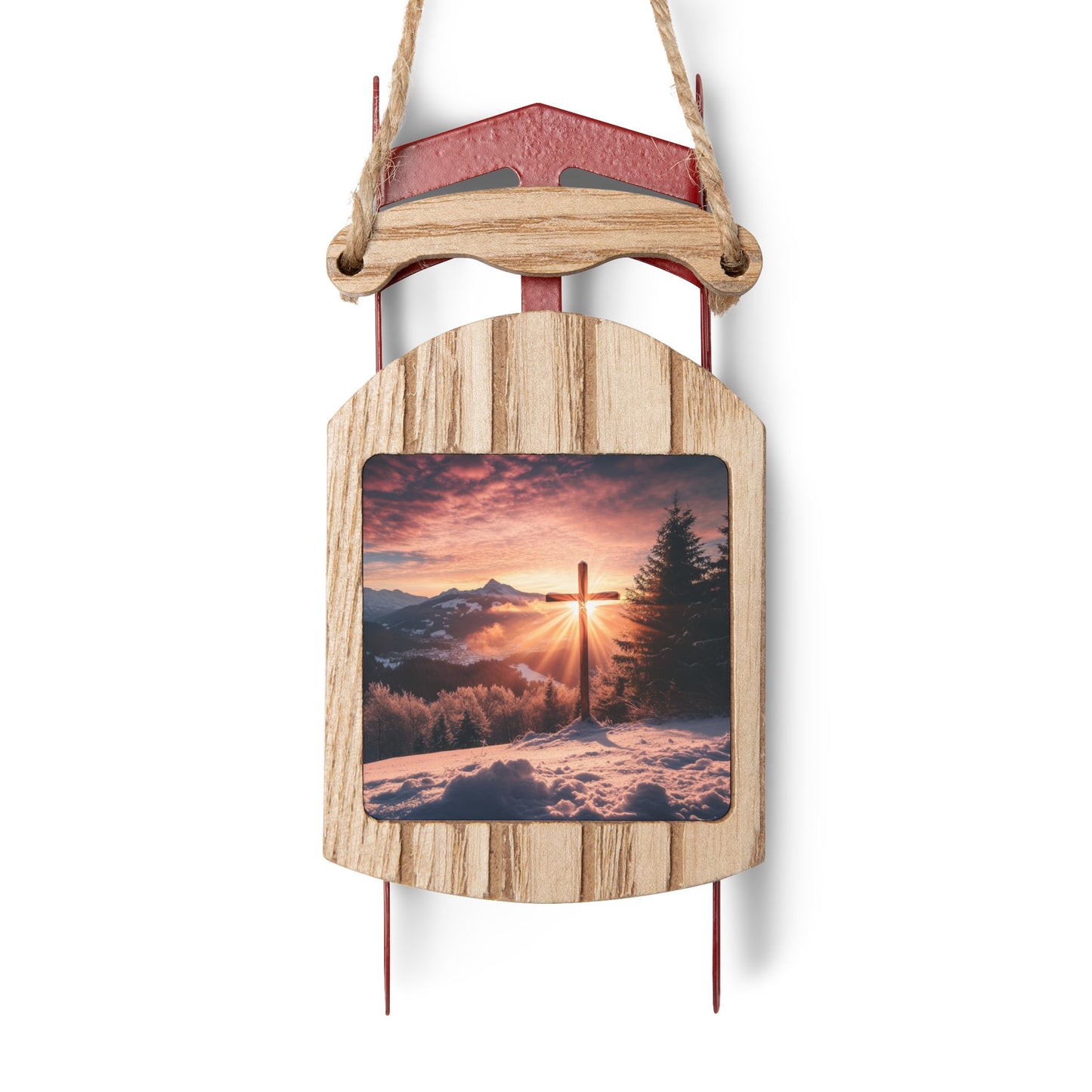 Faith Through The Storm- Sled Ornaments