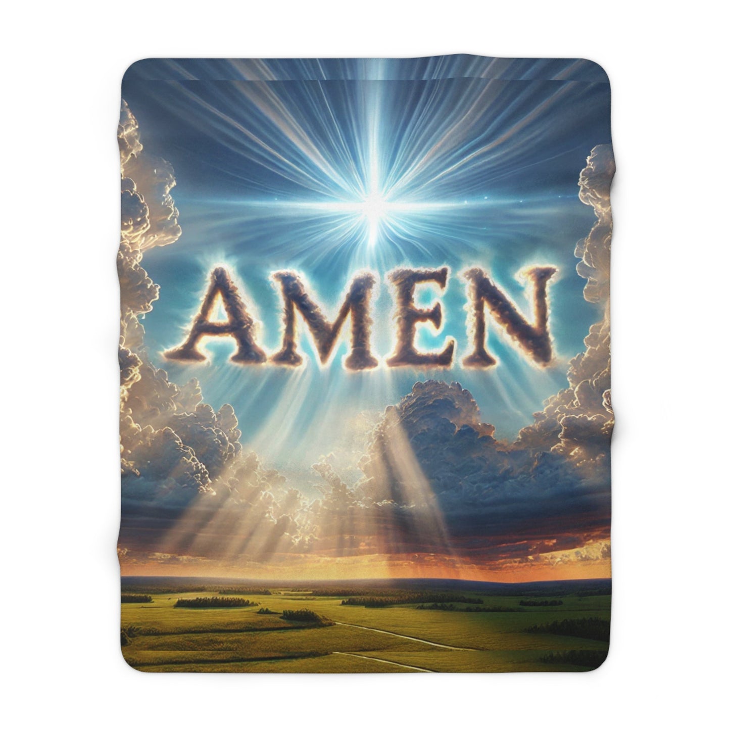 Amen- Sherpa Fleece Blanket