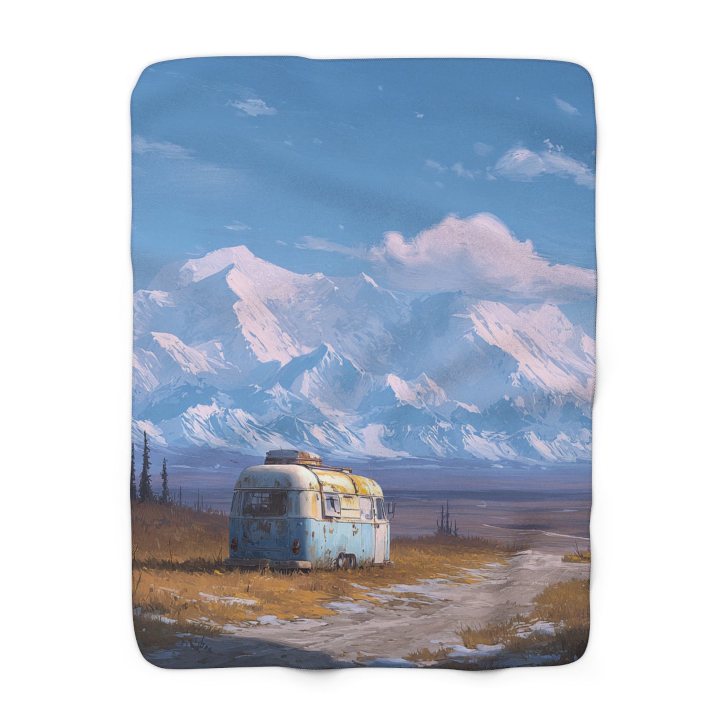 Alaskan Haven Camper Van – Alaska Sherpa Fleece Blanket