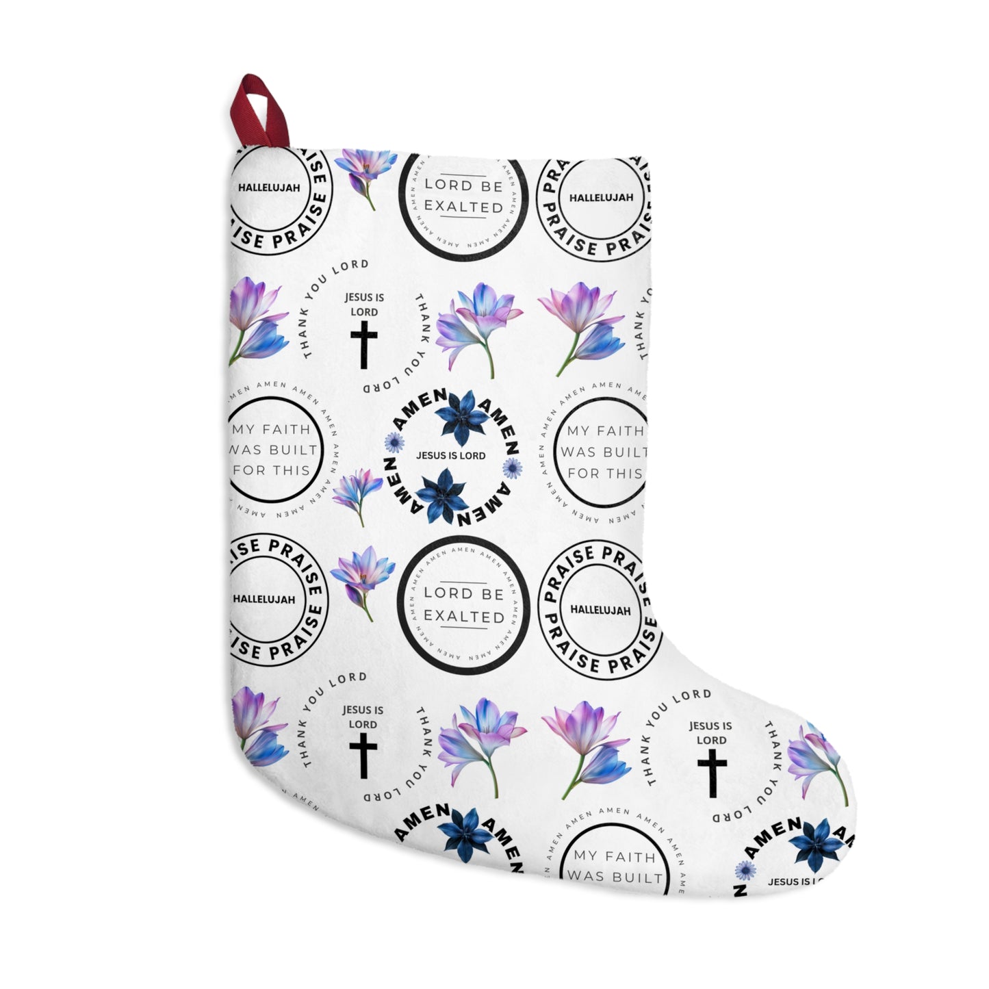 Praise Lord- Christmas Stocking