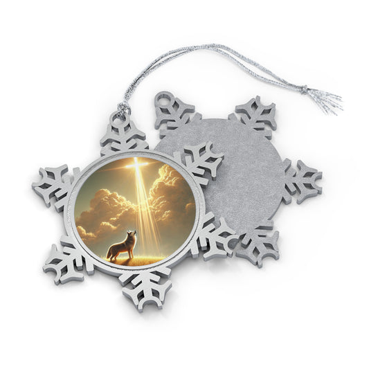 Guided by the Light – Pewter Snowflake Ornament