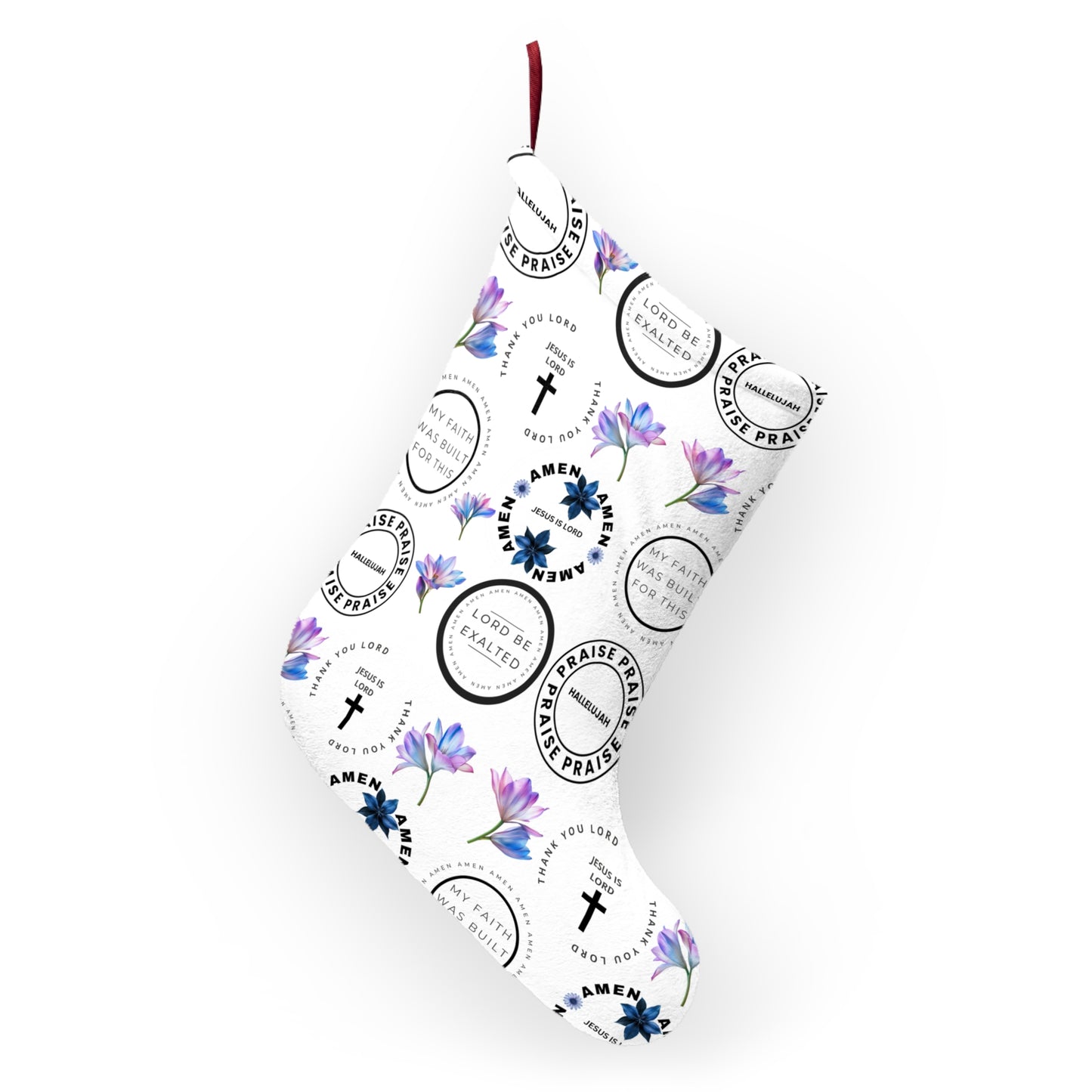 Praise Lord- Christmas Stocking