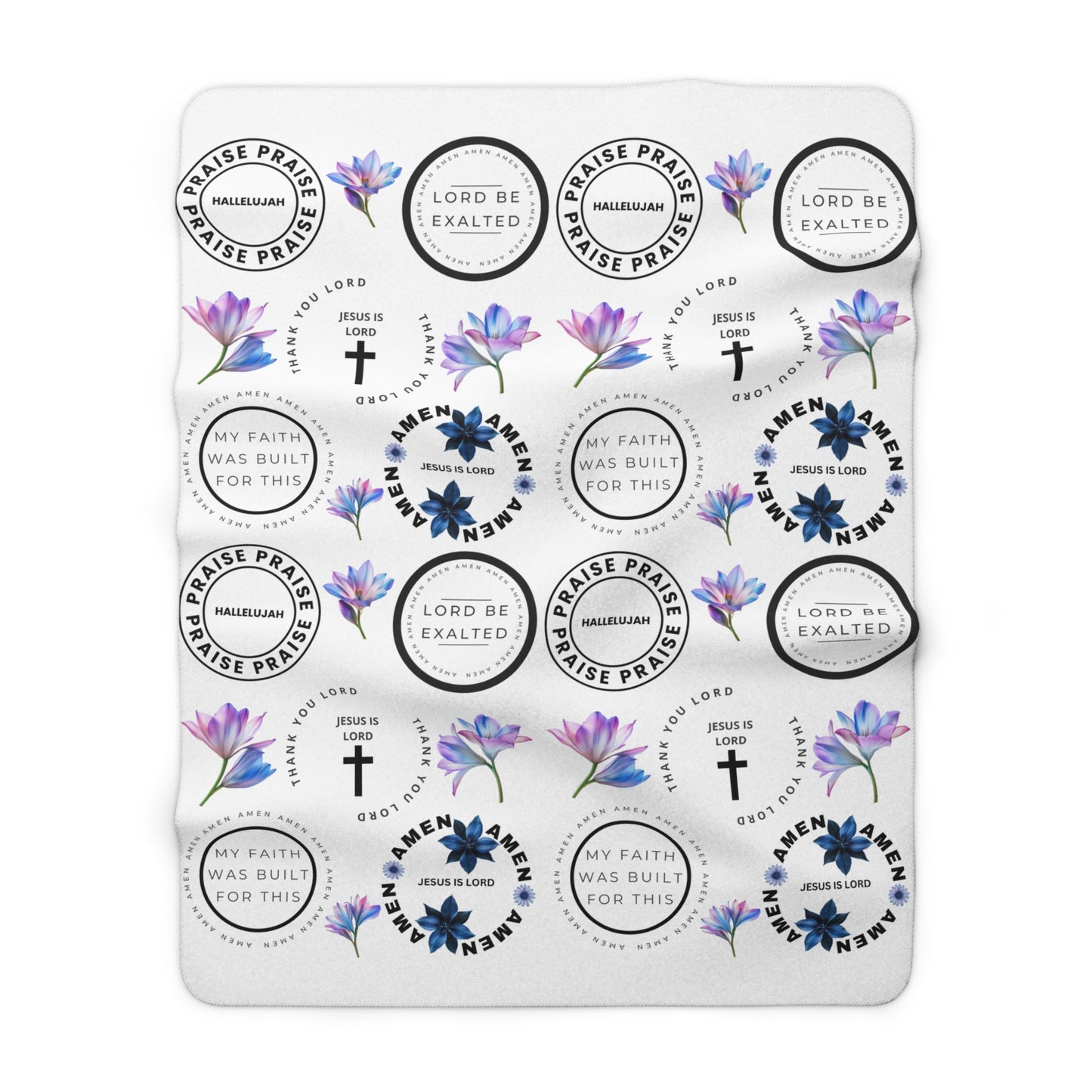 Praise Lord-Sherpa Fleece Blanket