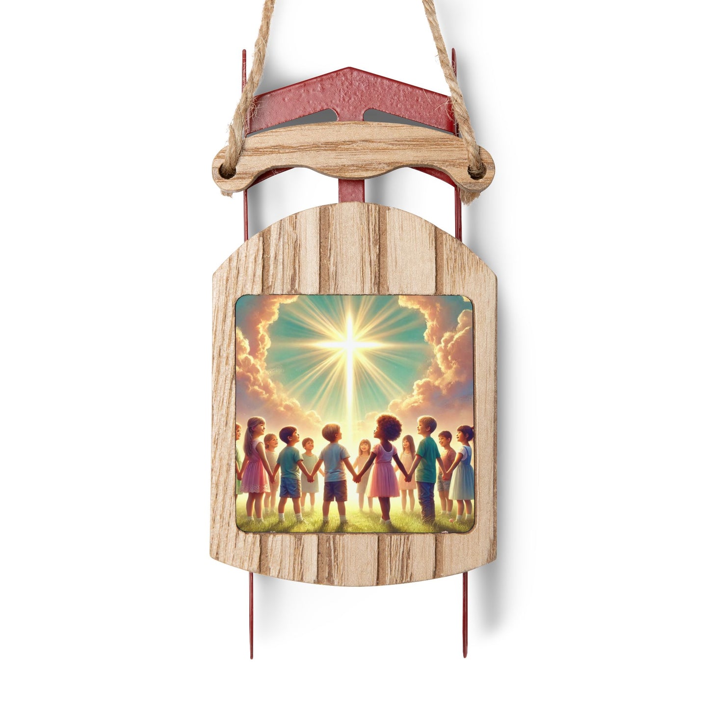 Heavenly Growth- Sled Ornaments