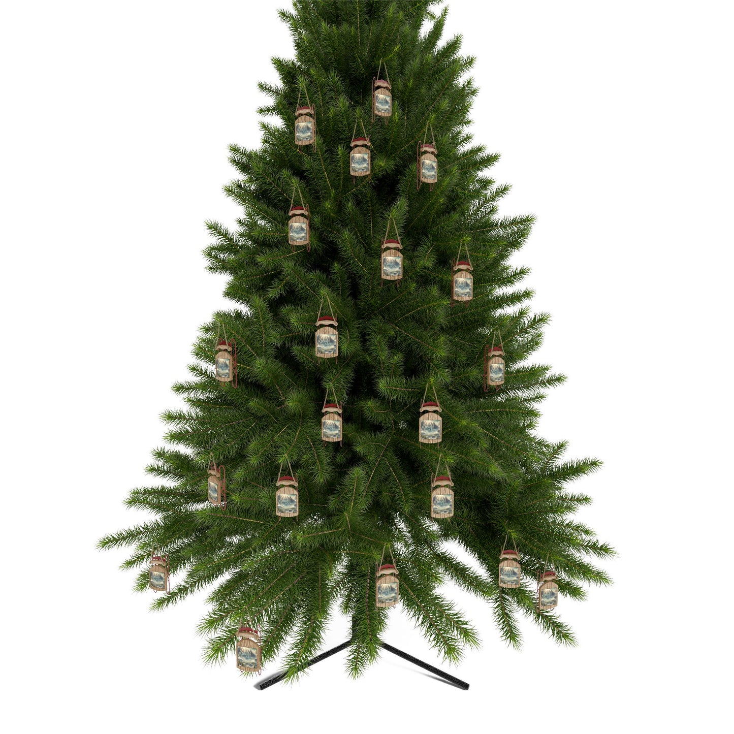 Jesus Is Lord- Sled Ornaments