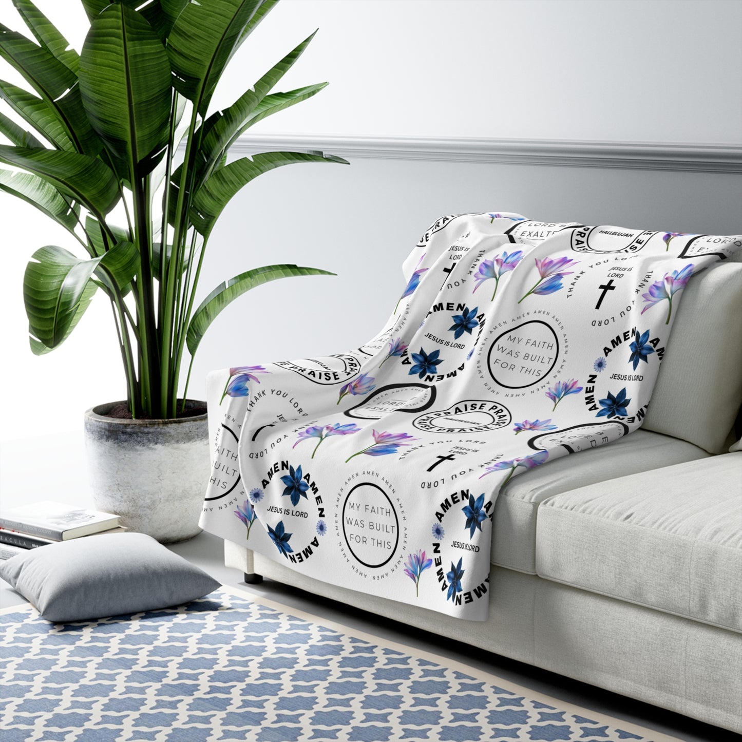 Praise Lord-Sherpa Fleece Blanket