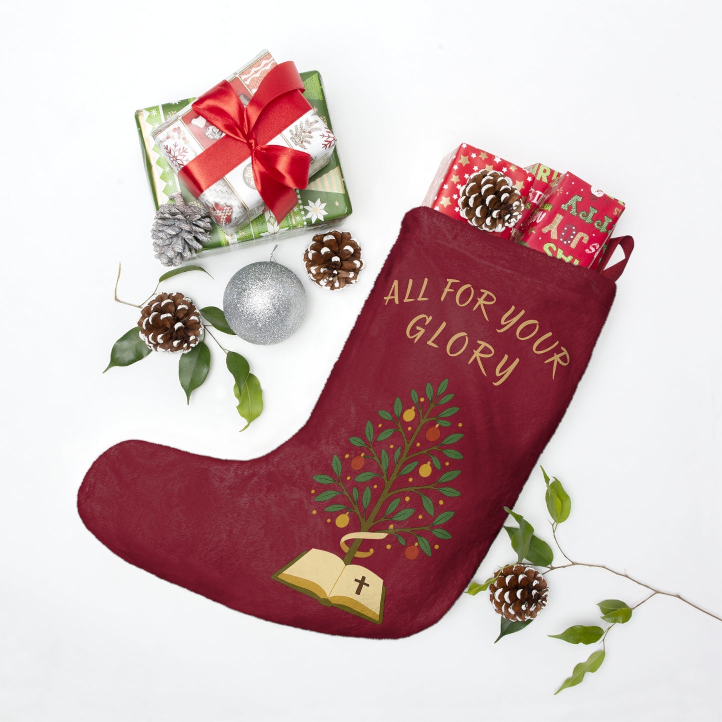 All for Your Glory- Christmas Stocking