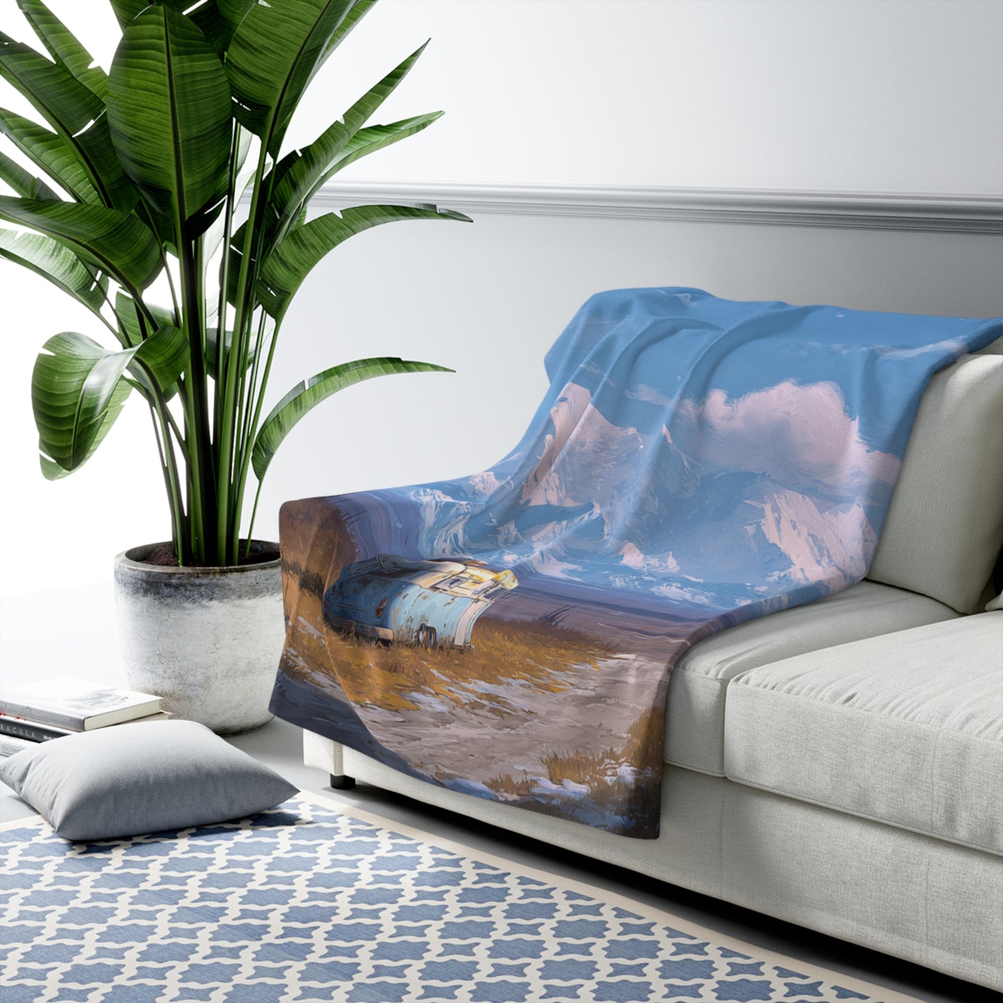 Alaskan Haven Camper Van – Alaska Sherpa Fleece Blanket