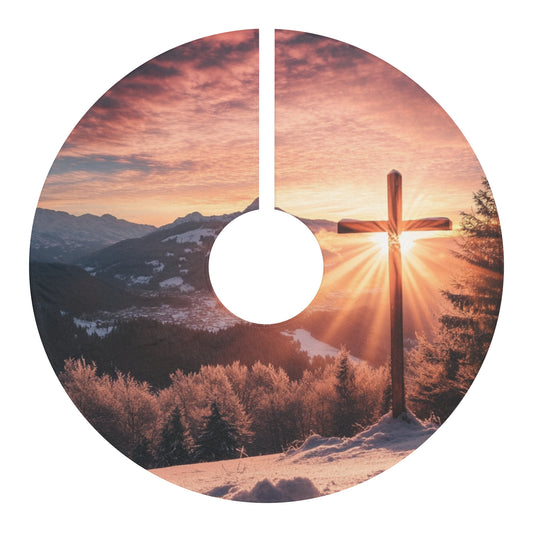 Faith Through The Storm- Christmas Tree Skirt