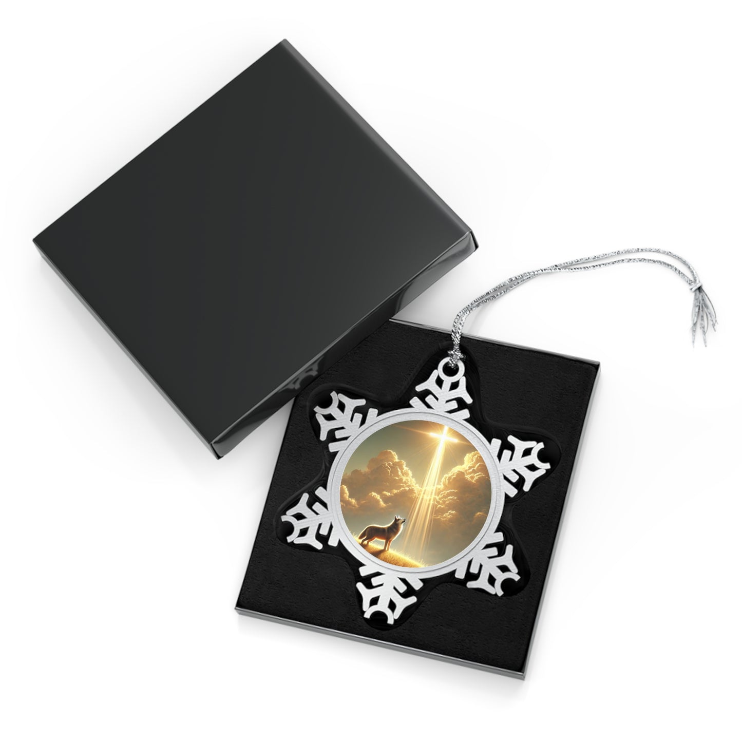 Guided by the Light – Pewter Snowflake Ornament
