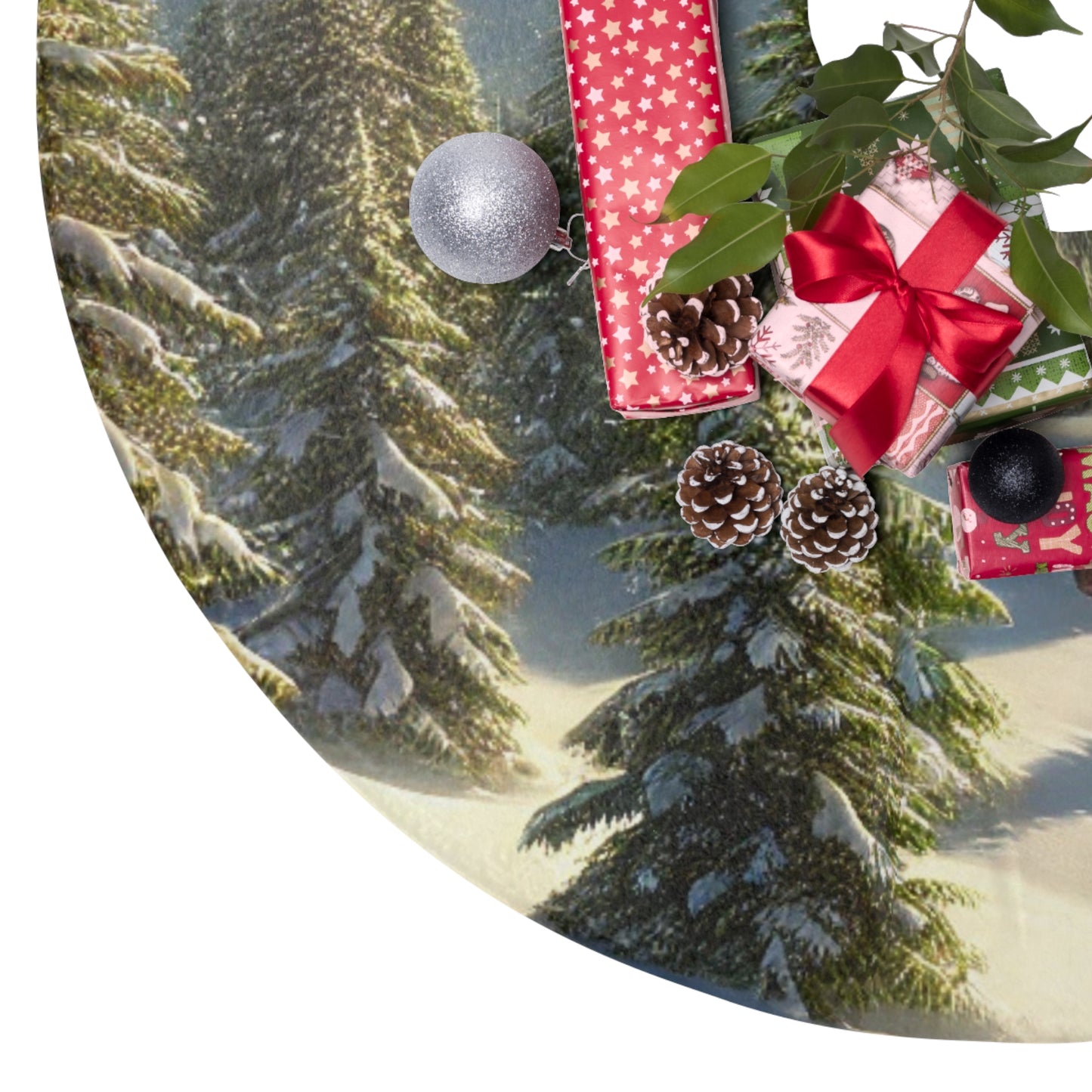 Jesus Is Lord Christmas Tree Skirt