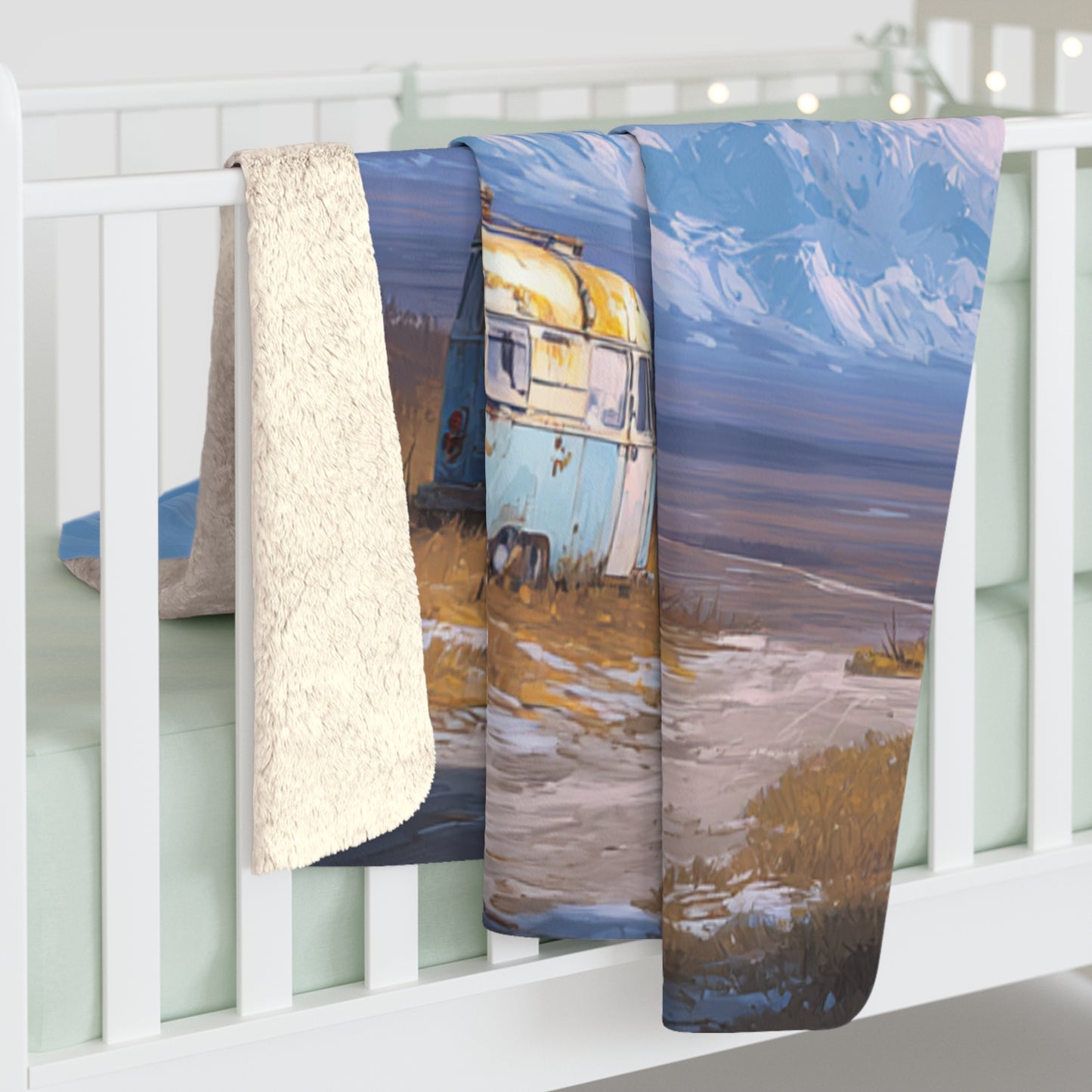 Alaskan Haven Camper Van – Alaska Sherpa Fleece Blanket