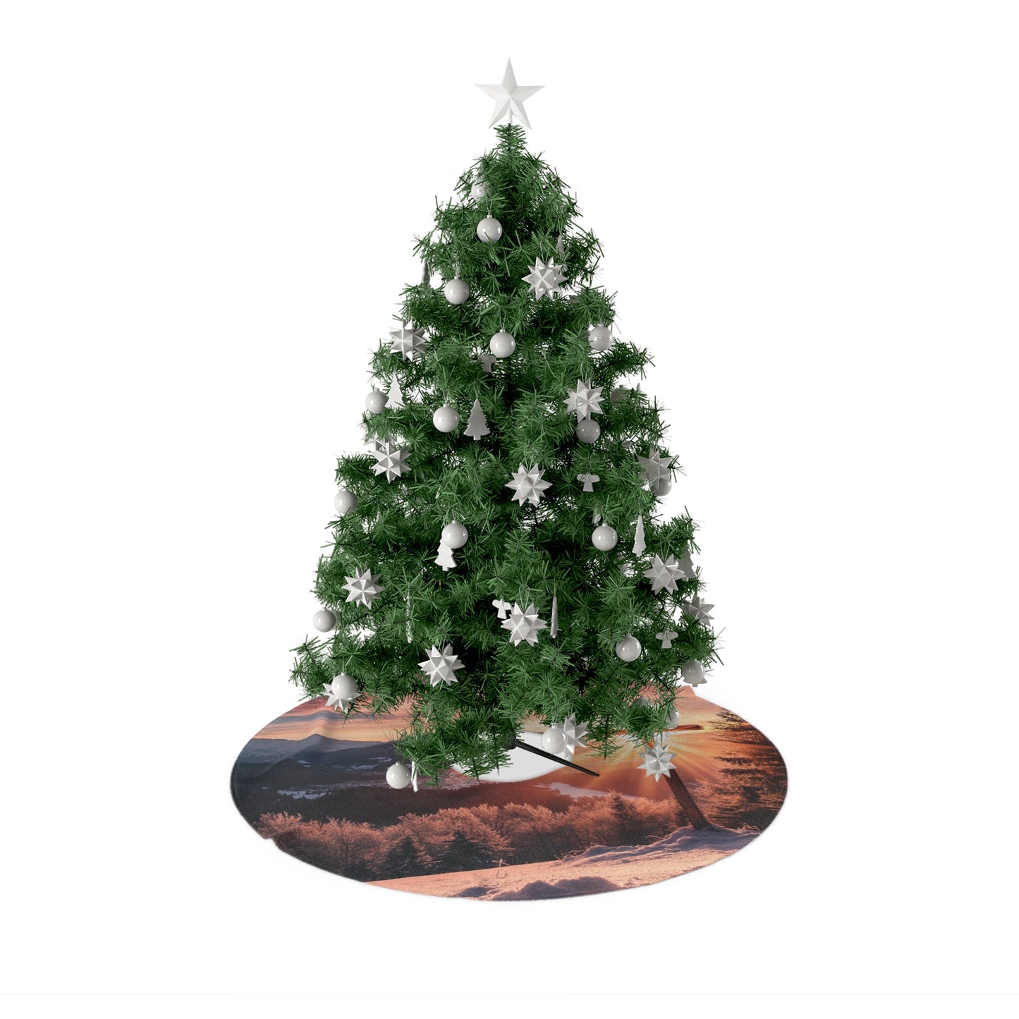 Faith Through The Storm- Christmas Tree Skirt