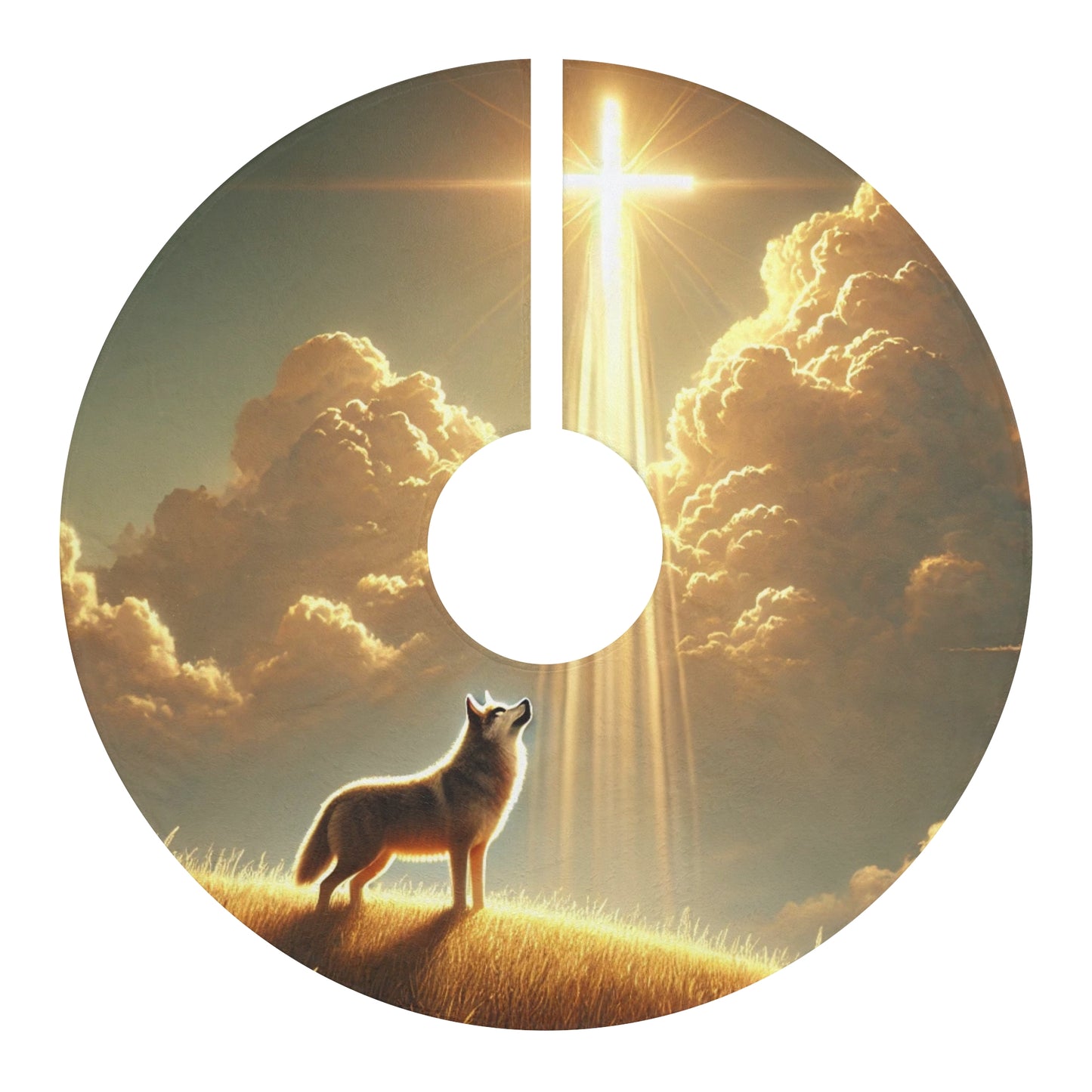 Guided By The Light- Christmas Tree Skirt