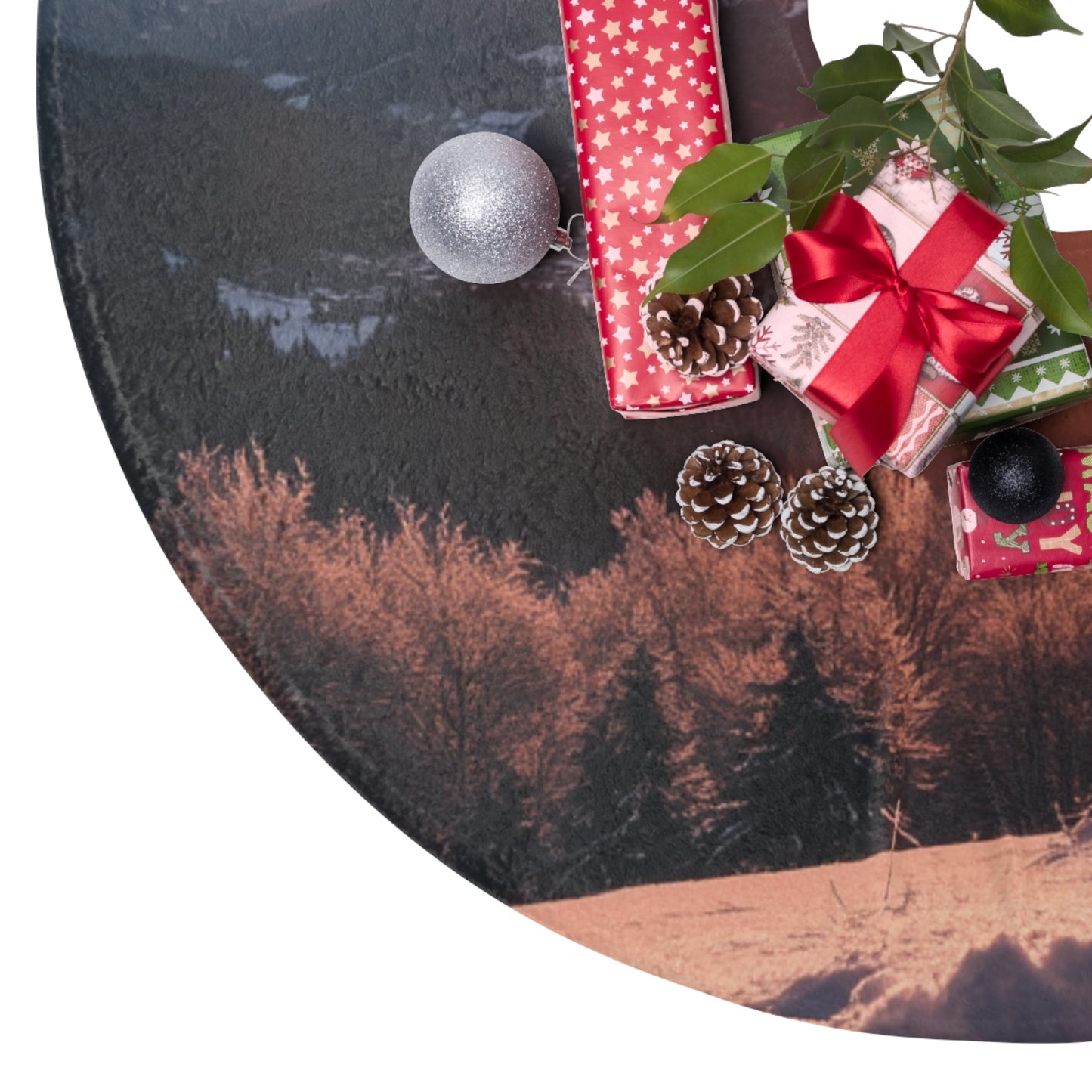 Faith Through The Storm- Christmas Tree Skirt