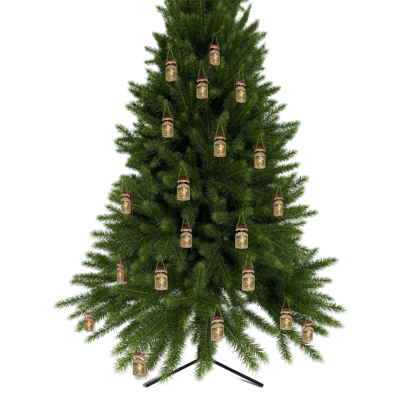 Guided By The Light- Sled Ornaments