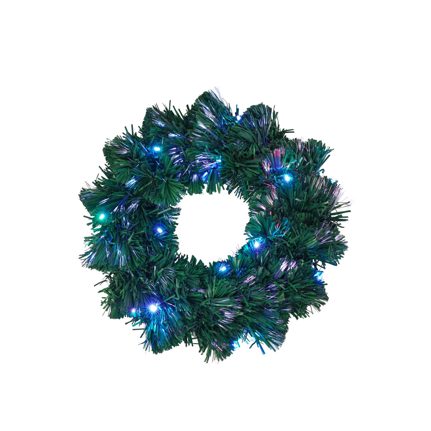 Christmas Holiday 4-Piece Set- Garland, Wreath and Set of 2 Entrance Trees